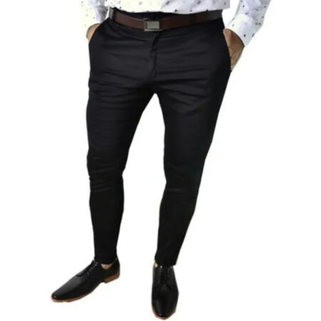PANTALÓN GABARDINA ELASTIZADA CORTE CHINO – HOMBRE